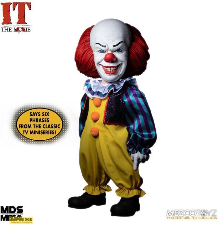 Actual product image Mezco Toys Stephen King's It: Pennywise 1990