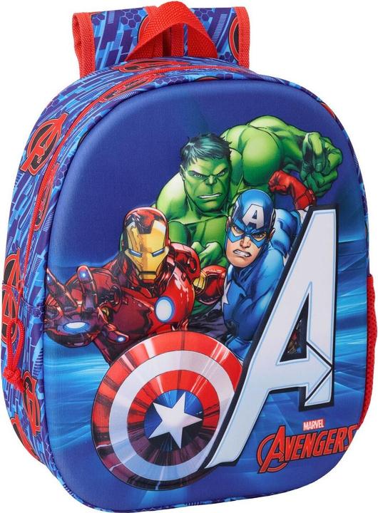The Avengers Kinderrucksack Rot Dunkelblau 27 X 33 X 10 Cm 3D