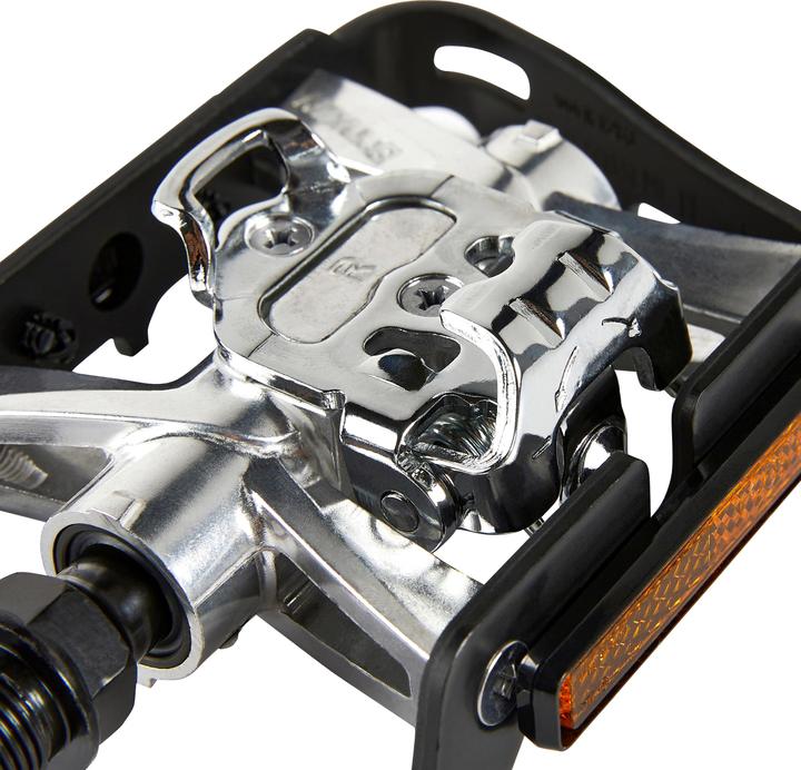 Produktbild Rockrider Pedale 2-in-1 MTB Klickpedale Aluminium