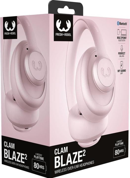 Produktbild Fresh'N Rebel Fresh 'n Rebel Clam Blaze 2 Pastel Pink (80 h, Kabellos)