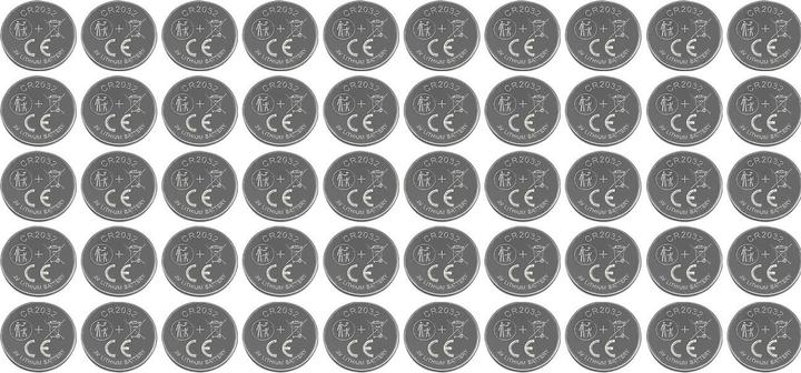 Produktbild Casativo CR2032 Lithium-Knopfzellen, 50er-Set, 3V (50 Stk., CR2032)