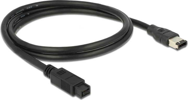 Image du produit Delock Câble FireWire IEEE 1394B 9Pol/6Pol, 1Mètre (1 m, FireWire)