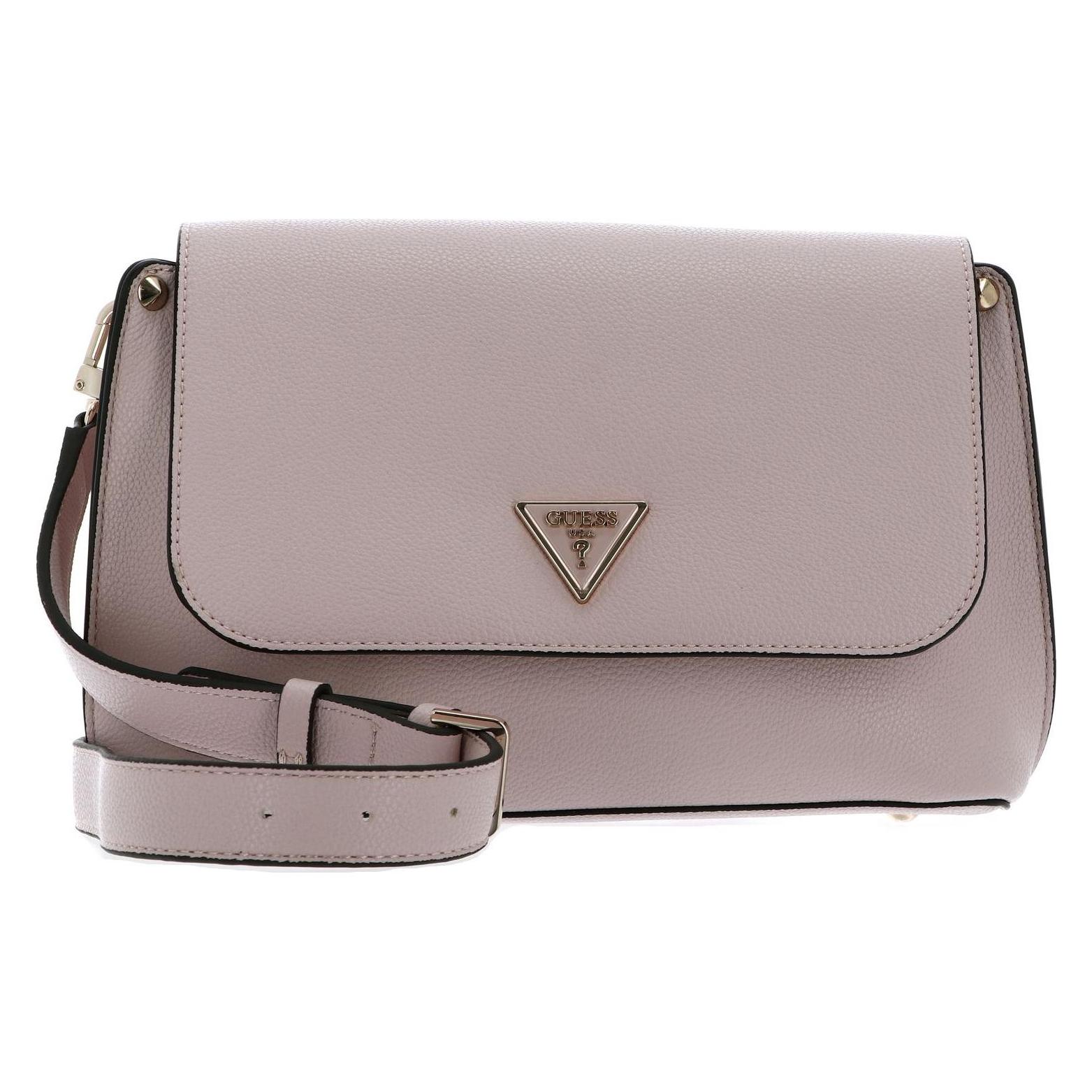 Guess, Damen, Handtasche, Meridian Flap Crossbody Bag, Rosa