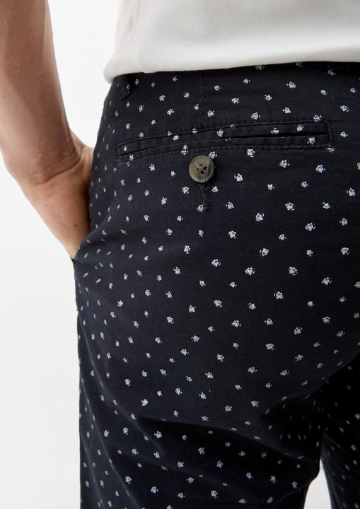 Produktbild s.Oliver Bermuda Slim: Bermuda mit Allover-Print (32)