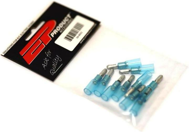 Immagine prodotto EP Spina rotonda WP 4 mm, maschio, blu, 10 pezzi.