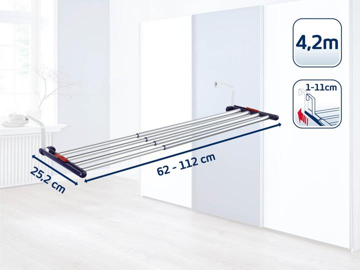 Produktbild Leifheit Hängetrockner Quartett 42 Extendable Aluminium (4.20 m)