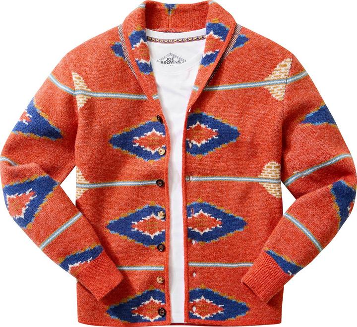 Produktbild Joe Browns Aztec Knitted Shawl Neck Cardigan (M)