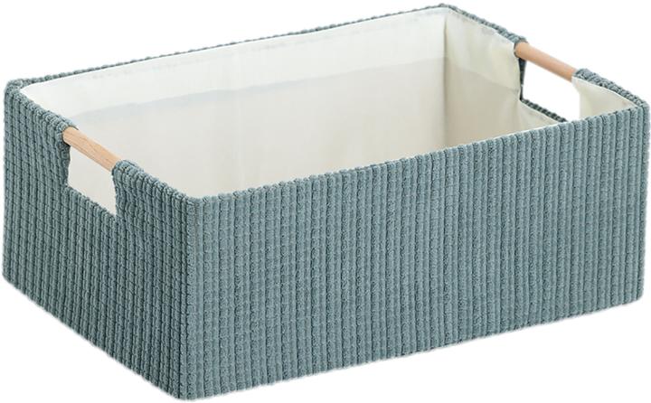 Produktbild Zeller Present Aufbewahrungskorb mit Holzgriffen 34x23.5x13 cm
