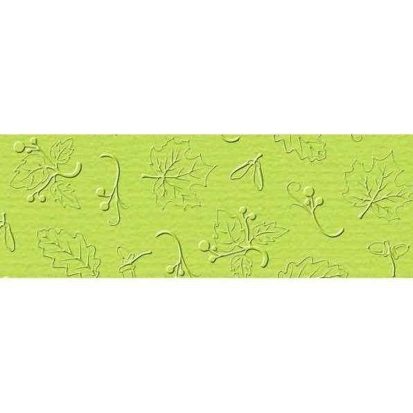 Ursus, Bastelpapier, Prägekarton Elegance 220g/qm 23x32cm VE=5 Blatt natur hellgrün (220 g/m², 5 x)