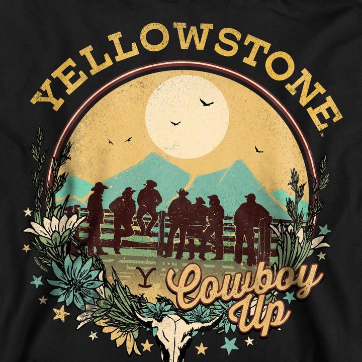 Immagine prodotto Yellowstone Cowboy Up Felpa Adulto Unisex (L)