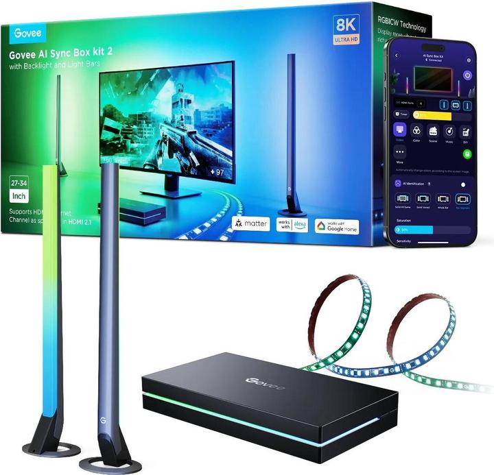 Govee AI Sync Box 2 - 27-34 inch PC