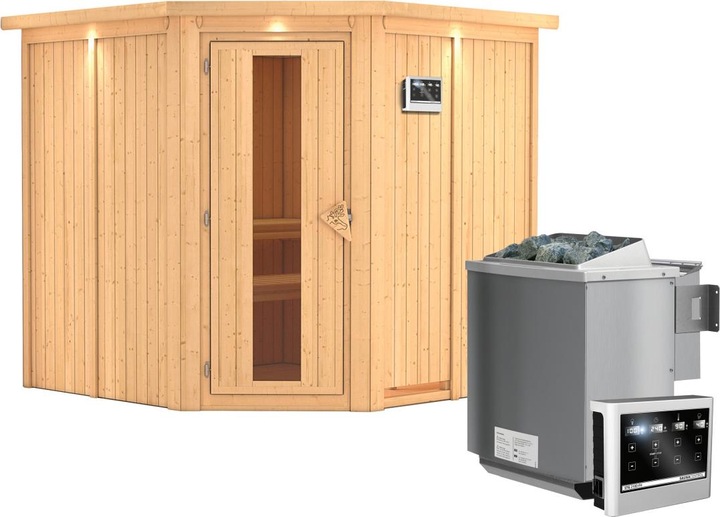 Immagine prodotto Karibu Jarin con corona sul tetto (9 KW Bio controllo esterno)