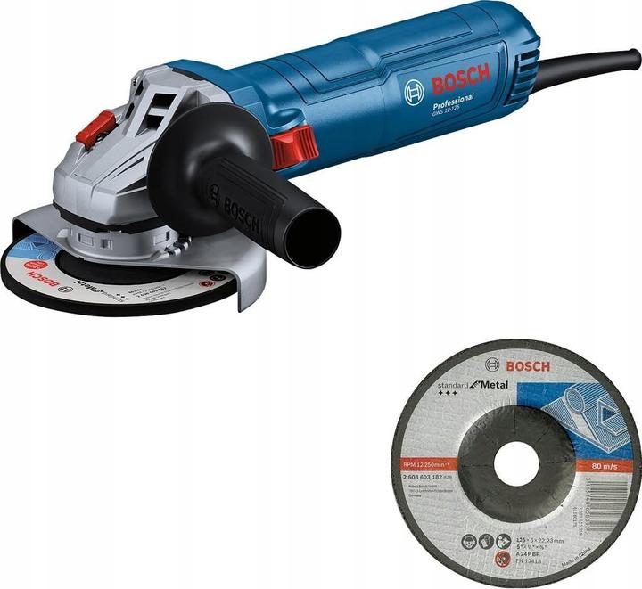 Produktbild Bosch Professional GWS 12-125 (C) Winkelschleifer + Schruppscheibe (06013A6100) (125 mm)