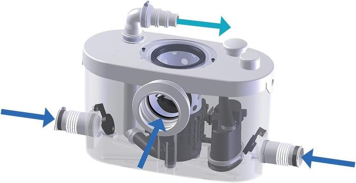 Productafbeelding SFA SaniPro XR UP hefinstallatie voor kleine WC's