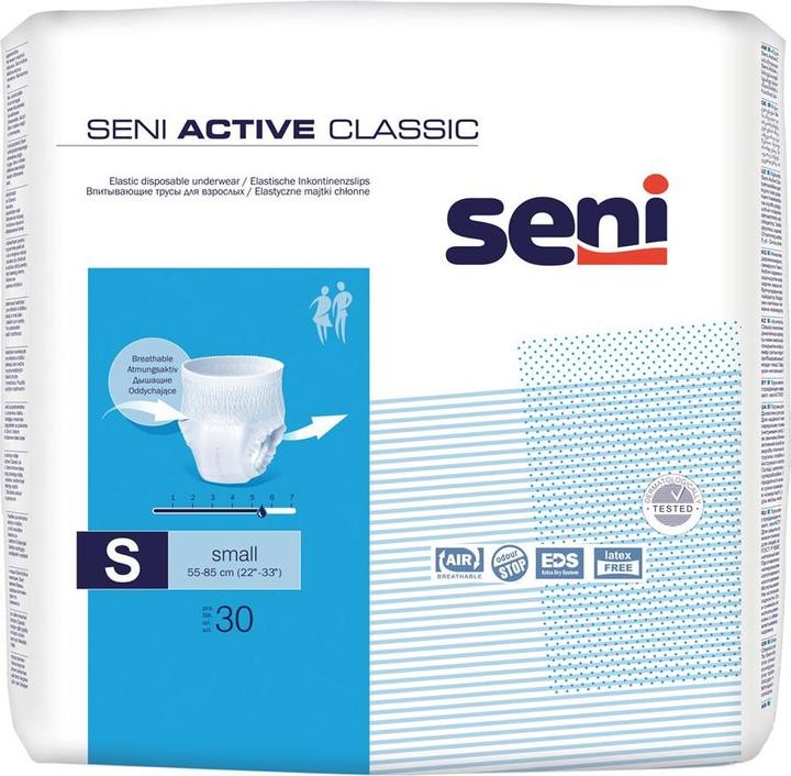 Actual product image Seni Active Classic disposable pants breathable waist 55-85cm 5.5 drops (30 x, Mini)