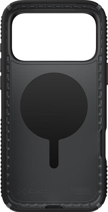 Actual product image speck Presidio2 Grip + MS Apple iPhone 17 Pro Max Black - with Microban (Apple iPhone 17 Pro Max)