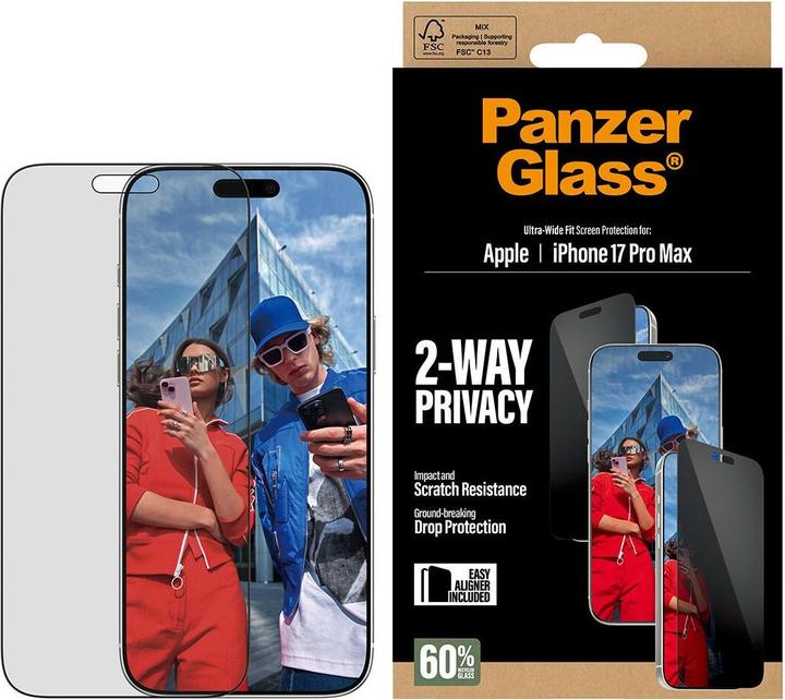 Produktbild PanzerGlass Hoops Camera Lens Protector (1 Stk., Apple iPhone 16 Pro, Apple iPhone 16 Pro Max, Apple iPhone 17 Pro, Apple iPhone 17 Pro Max)