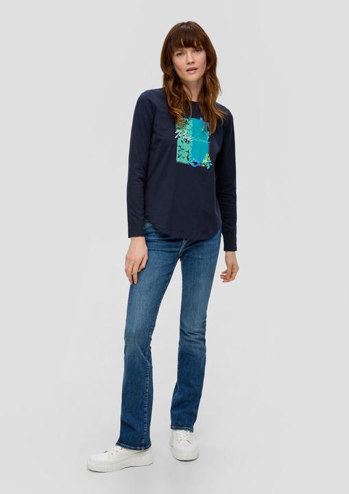Produktbild s.Oliver T-Shirt Longsleeve mit Frontprint (42)