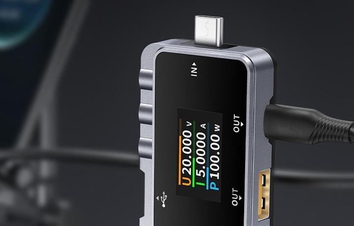 Actual product image Fnirsi USB-Tester