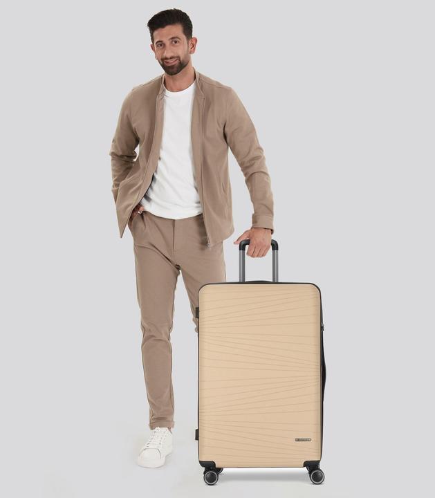 Actual product image Franky Dallas 3.0 4-wheel trolley M 65 cm with stretch fold (74 l, M (50 - 90l))