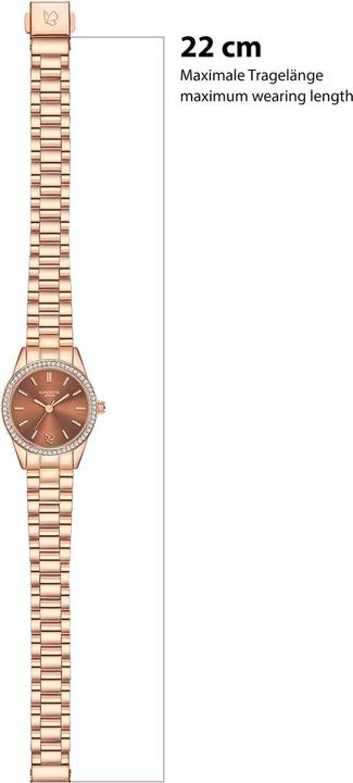 Actual product image Glanzstücke München Damen Quarzuhr roségold Edelstahl roségold - 38006 (25 mm)