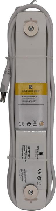 Actual product image Schönenberger Steckdosenleiste PRINCIPIO 3xH/3xV Magnet (6x, Type 13)