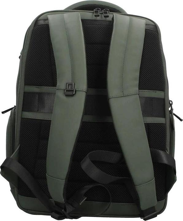 Actual product image Piquadro Laptoprugzak / Werktas / Rugtas - Dames - 15.6 inch - Leer - W129W Special - Groen