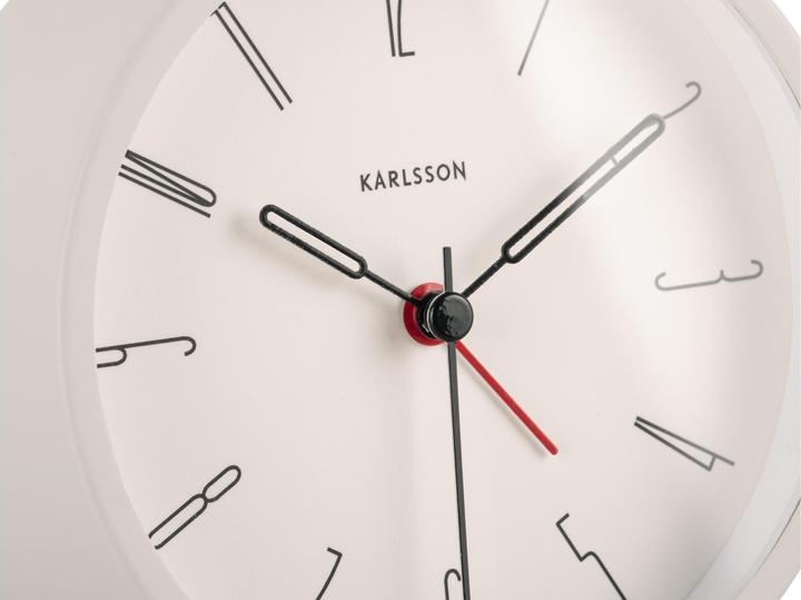 Image du produit Karlsson Réveil classique Belle Numbers 11 cm, Blanc