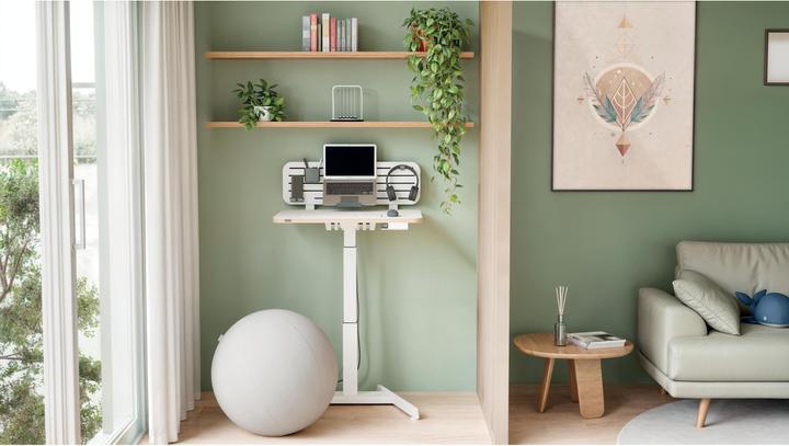 Actual product image Leitz Ergo Compact Workstation Electric height-adjustable desk (80 x 60 x 130 cm)