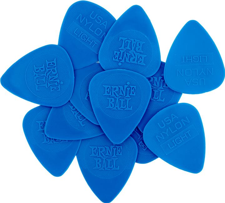 Ernie Ball Raccoglitori in nylon a 12 pezzi sottili (12 x, 0.53 mm)