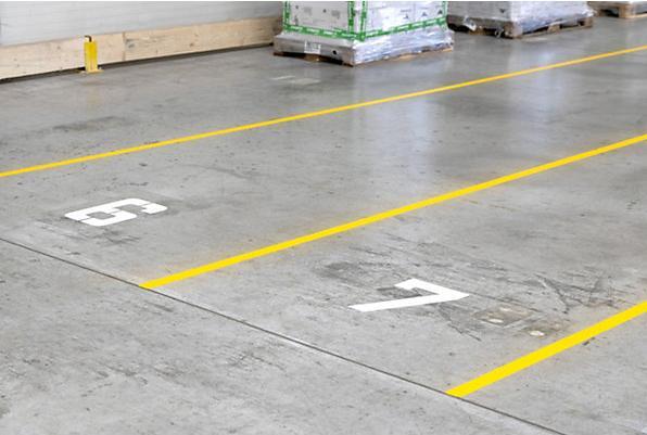 Actual product image Ampere Floor marking spray Traffic Paint 500ml yellow (Yellow, 0.50 l)
