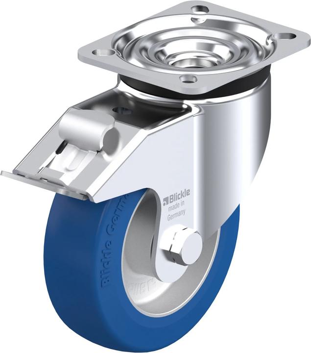 kaiserkraft Roulette pivotante en tôle d'acier LK-ALBS-FI