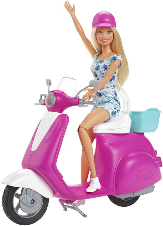 Image du produit Barbie Scooter avec poupée