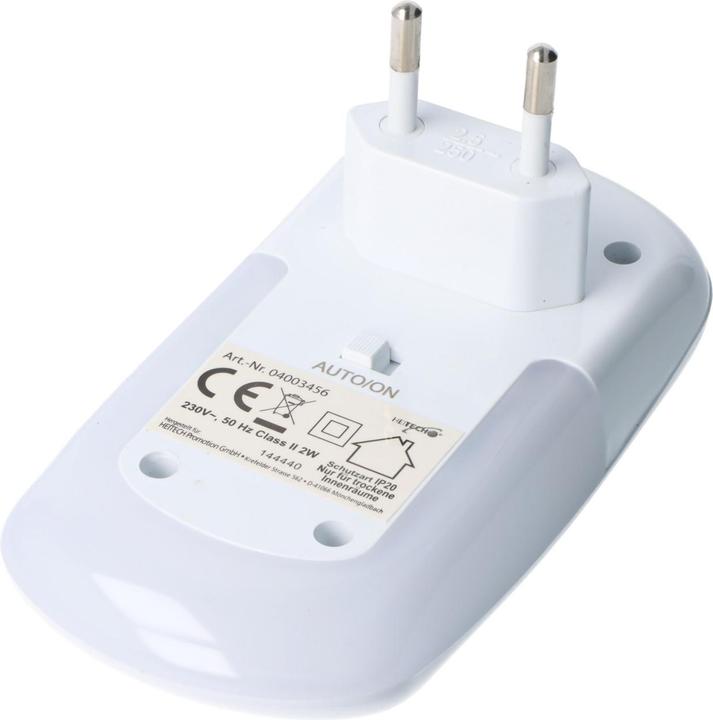 Heitech LED-Nachtlicht mit Bewegungsmelder und Dämmerungssensor