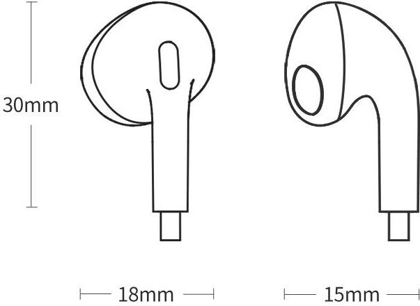 Actual product image Baseus Encok C17 (No noise cancellation, Cable)