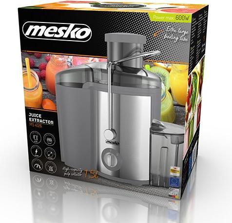 Productafbeelding Mesko MS 4126 sapmaker Elektrische tomatenpers Roestvrij staal