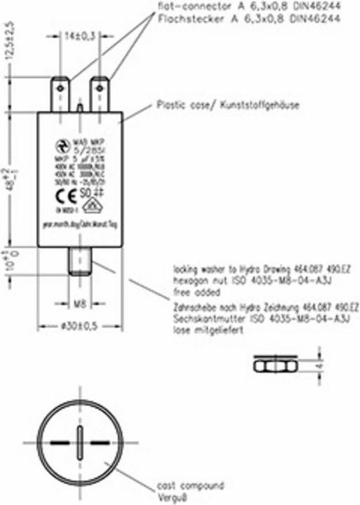 Image du produit Condensateurs moteur MKP