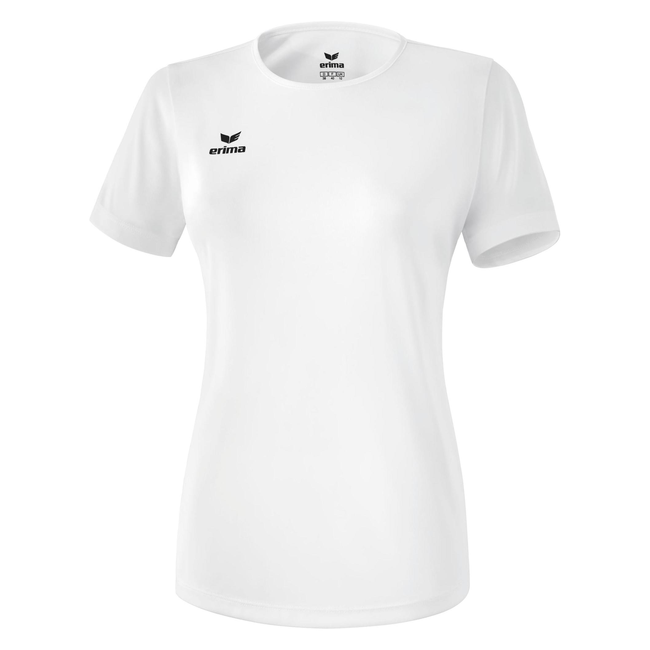 Erima, Damen, Sportshirt, Funktions Teamsport T-Shirt (36), Weiss, 36