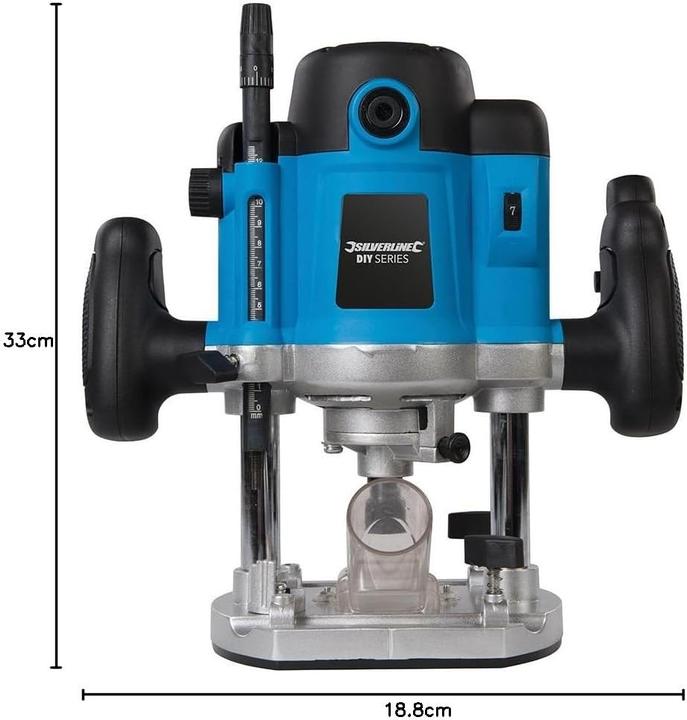 Actual product image Silverline - Oberfräse, 1.500 W, 1/2 Zoll