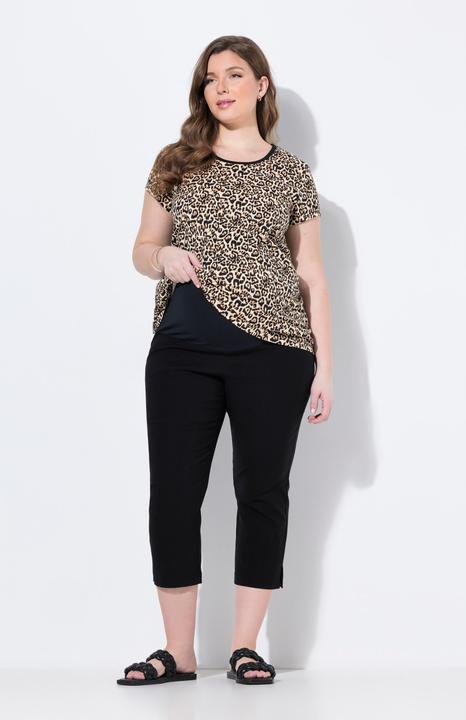 Produktbild Ulla Popken Bellieva-Bengalinhose, Umstandshose, wadenlang, Bund-Stretcheinsatz (42, 44)