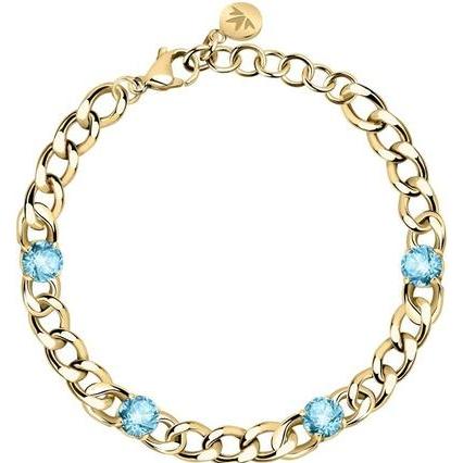 Morellato, Armschmuck, Original gold-plated bracelet with Poetica SAUZ10 crystals (L)