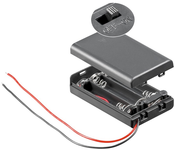 Actual product image Goobay 3x AAA Micro Batteriehalter