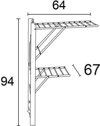 Produktbild Arredamentiitalia Wandtrockner Kevin (11 m)