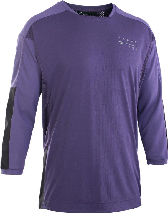 ION Bike Jersey Scrub Amp LS 3/4 BAT men - dark-purple
