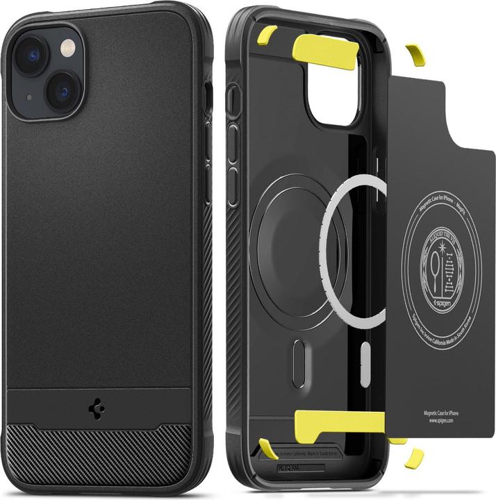 Produktbild Spigen Rugged Armor Mag Magsafe iPhone 14 case - Black (Apple iPhone 14)