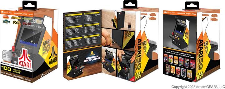 Produktbild MyArcade - Micro Player Pro Atari 50th Anniversary (100 jeux en 1)