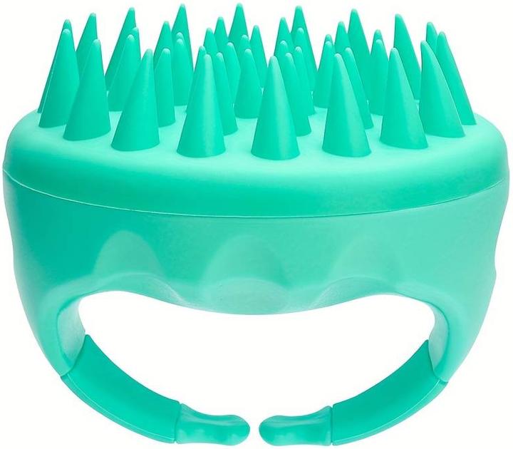 Actual product image PhoneLook Brosse en silicone massage cuir chevelu menthe