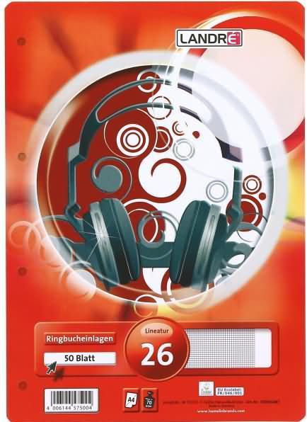 Landré Ringbucheinlagen