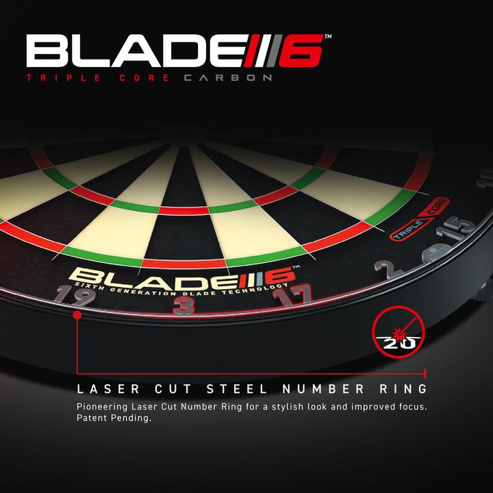 Immagine prodotto Winmau Pannello per freccette Blade 6 Triple Core Carbon