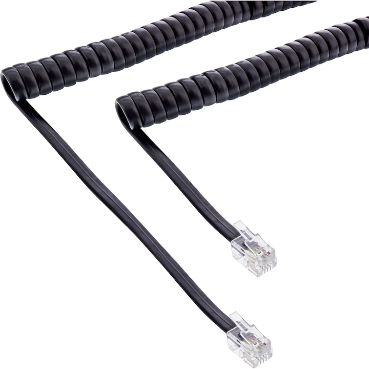 Produktbild InLine Hörer Spiralkabel